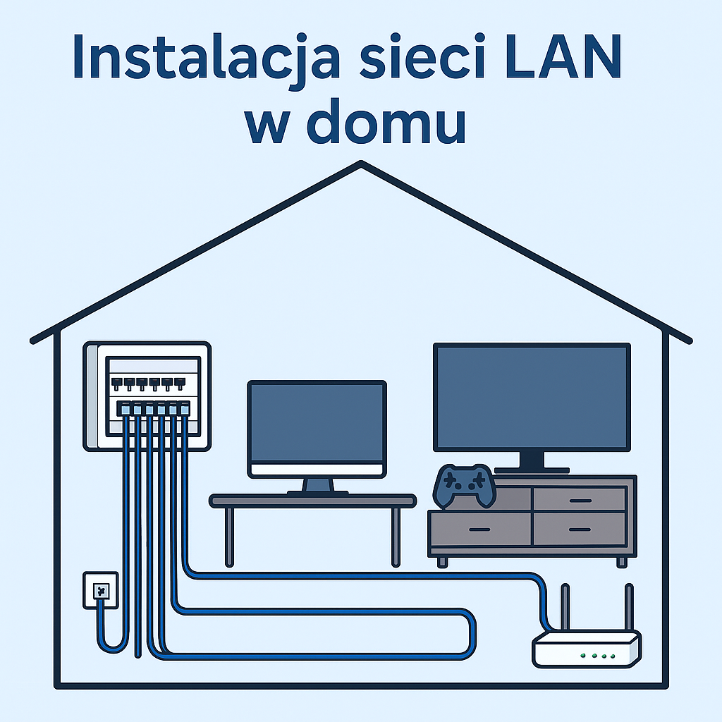 Jak zaplanować domową sieć LAN? Przewodowa instalacja LAN krok po kroku