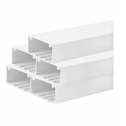 Cable channel 100x50 MEKS PLUS for mounting the frame and socket system 45x45 packaging