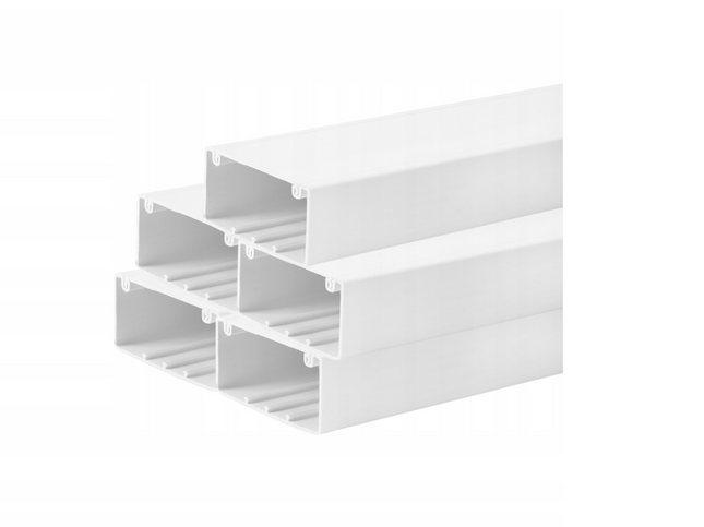 Kanał kablowy 100x50 MEKS PLUS do montażu systemu ramek i gniazd 45x45 opakowanie 14 M Euro-Box