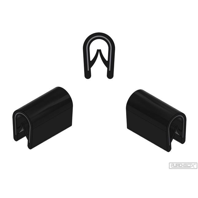 Uszczelka krawędziowa osłona krawędzi listwa ochronna do szyb blach 1-4 mm 12UK-0017