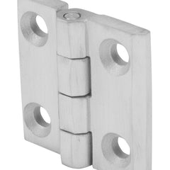 Zawias przykręcany z otworami metalowy płaski nierdzewny 40x40 M5 0Z-0151 Euro-Box