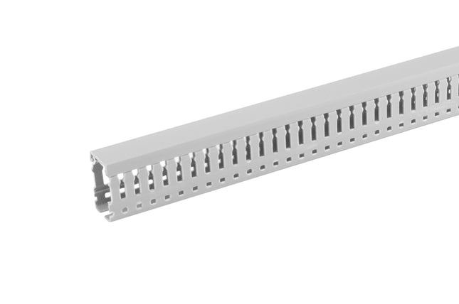 KORYTO KABLOWE KANAŁ GRZEBIENIOWY LISTWA PERFOROWANA DO SZAF 25x40 OPAKOWANIE 80 M Euro-Box