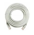 KABEL PRZEWÓD SIECIOWY PATCHCORD LAN UTP KAT.5E 2xRJ45 SZARY 10m Euro-Box