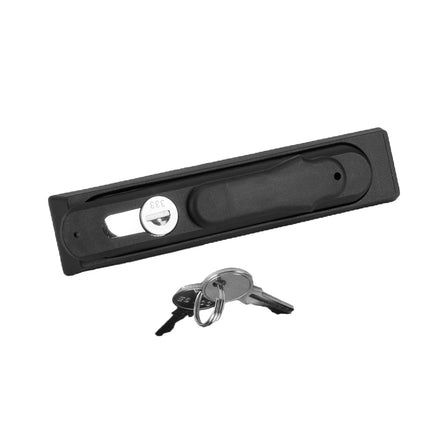 ZAMEK KLAMKA HS DO ROZDZIELNI SZAF ELEKTRYCZNYCH CZARNA - 2 klucze 1HS-0051 Euro-Box