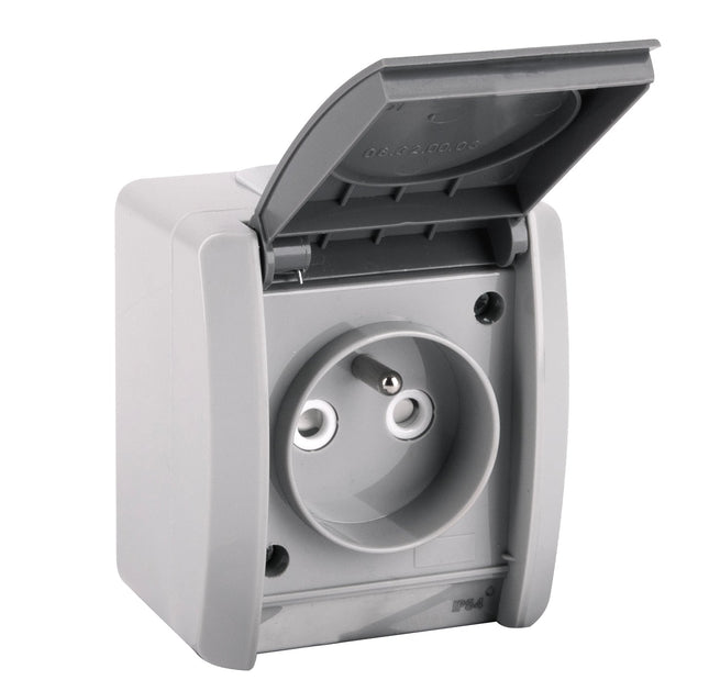 Gniazdo elektryczne pojedyncze NORA IP54 Euro-Box