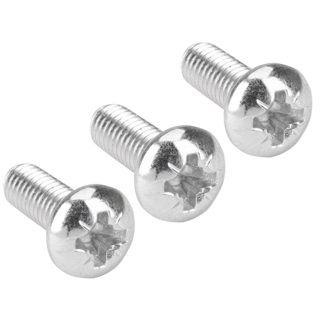 M6x16 Crosshead Screws, Zinc-Coated, 100 pcs
