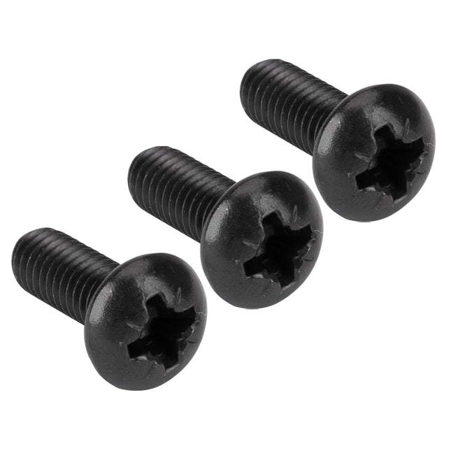 M6x16 Crosshead Screws, Black Zinc-Coated, 1000 pcs