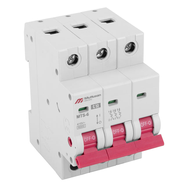 Wyłącznik nadprądowy bezpiecznik instalacyjny eska 32A 3P C32