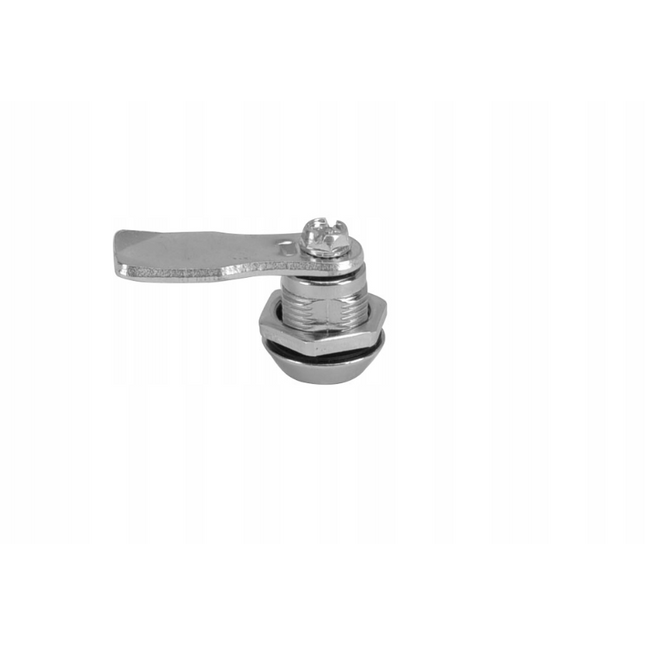 Zamek płetwa ćwierćobrotowy do szaf elektrycznych chromowany z kluczem EK333 1ZP-0281 Euro-Box