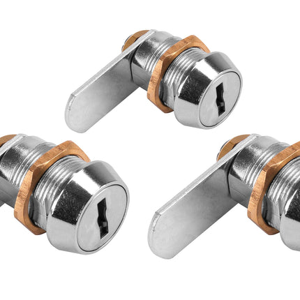 Zamek krzywkowy do szafy ubraniowej szkolnej BHP komplet 3 szt. różny kod 1ZC-0513 Euro-Box