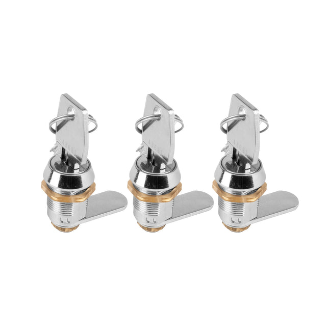 Zamek krzywkowy do szafy ubraniowej szkolnej BHP komplet 3 szt. różny kod 1ZC-0513 Euro-Box