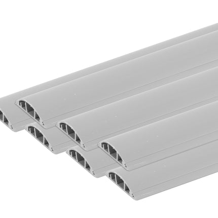 Kabelrinne, Kabelabdeckung, Bodenleiste mit Abdeckung, 50x13 Verpackung