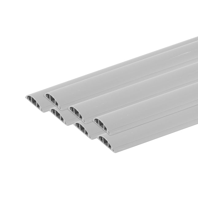 KORYTO KABLOWE KANAŁ LISTWA MASKUJĄCA DO KABLI PODŁOGOWA Z POKRYWĄ 50x13 OPAKOWANIE