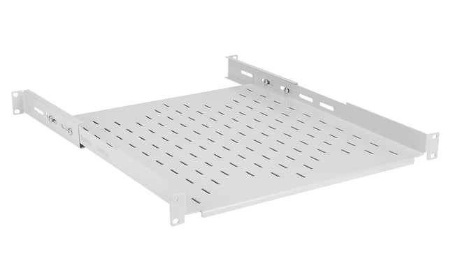 Półka regulowana do szafy RACK 19'' 1U 480 mm szara Euro-Box