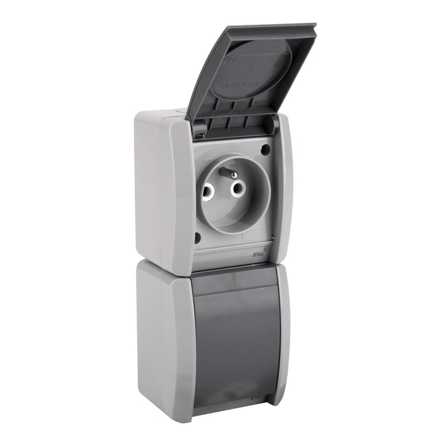 Dual Vertical Electrical Socket NORA