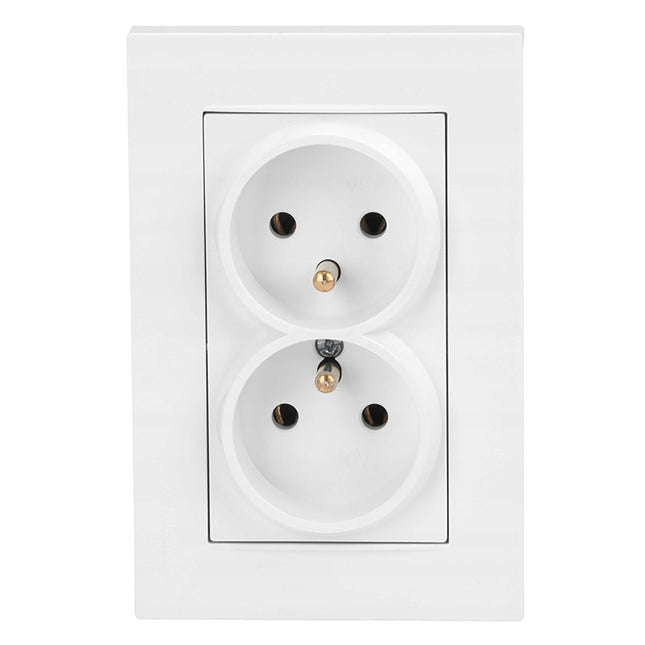 Gniazdo elektryczne podwójne RITA