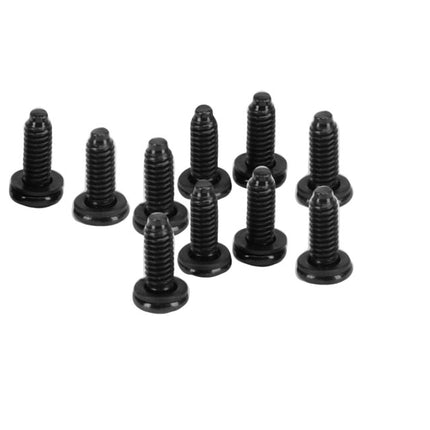 Wkręt do metalu M5 czarny z podkładką 10 mm na krzyżyk zestaw 10 szt