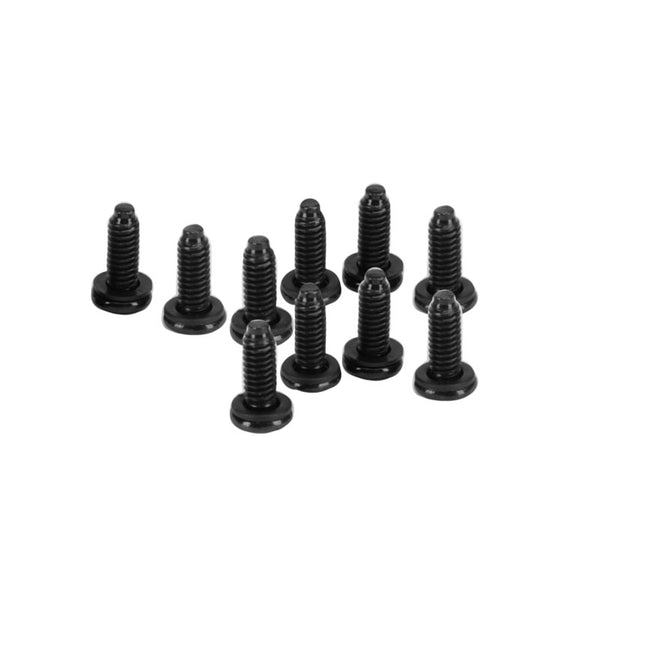 Wkręt do metalu M5 czarny z podkładką 10 mm na krzyżyk zestaw 10 szt