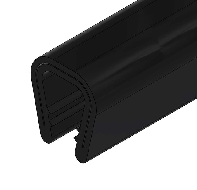 Uszczelka krawędziowa zbrojona samozaciskowa 6-8 mm PVC 1 m 12EUK-0019 Euro-Box