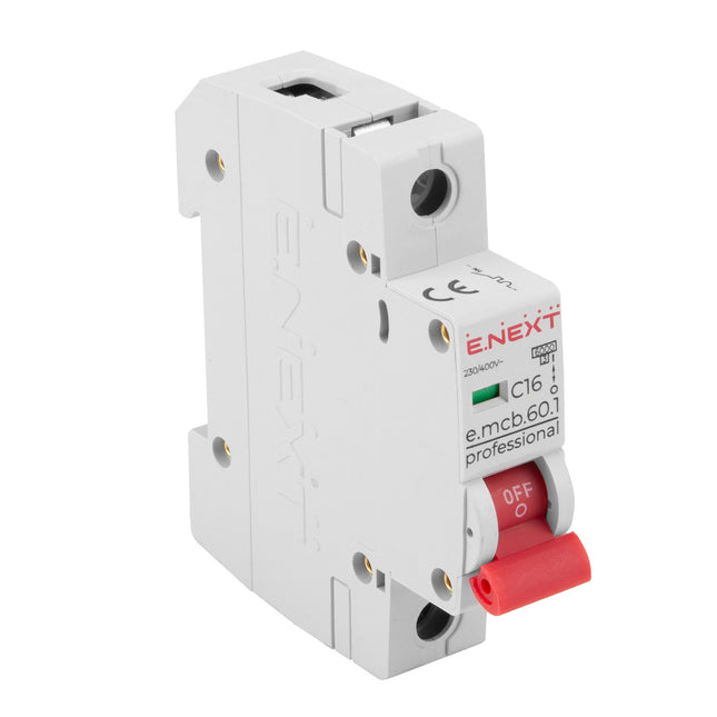 Wyłącznik nadprądowy bezpiecznik C16 1P 16A