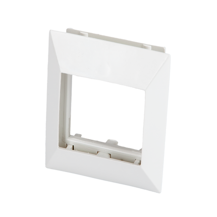 Ramka do kanału 102x34-102x50-121x50 (45x45) pojedyńcza biała