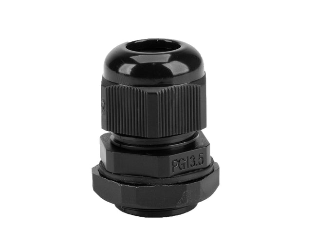 Dławik kablowy wodoodporny czarny PG13,5 IP68 Euro-Box