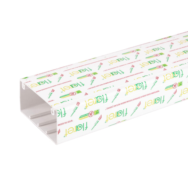 KORYTO KABLOWE LISTWA KANAŁ ELEKTROINSTALACYJNY KORYTKO BEZHALOGENOWE 100x50 2M