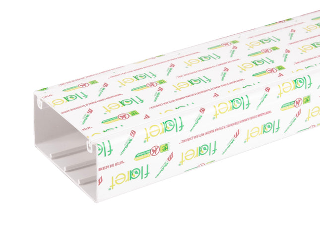 KORYTO KABLOWE LISTWA KANAŁ ELEKTROINSTALACYJNY KORYTKO 100x50 2M Euro-Box