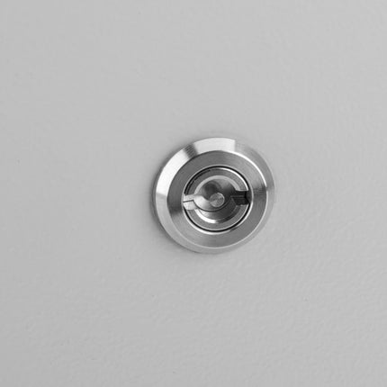 Vierteldrehschloss "Flosse" für Gasschränke aus Edelstahl 1ZP-0325