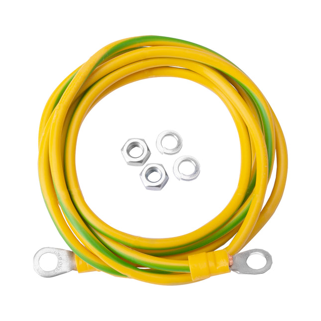 Komplet uziemienia kabel przewód linka uziemiająca LGY 4 mm2 1,2m