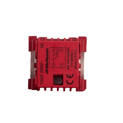Włącznik schodowy 45x45 biały do koryta modularnego modułowego
