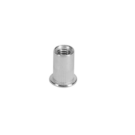 Nitonakrętka radełkowana M8 nierdzewna z kołnierzem 0,5-3,5 mm 50 szt 4N-0030