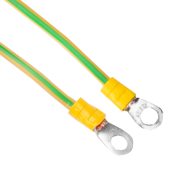 Komplet uziemienia kabel przewód linka uziemiająca LGY 4 mm2 0,3m Euro-Box