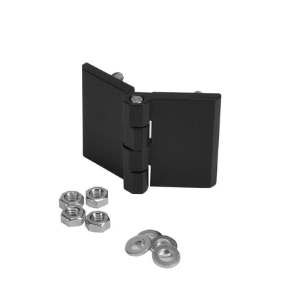 ZAWIAS PRZYKRĘCANY SKRZYDEŁKOWY ZESTAW MONTAŻOWY METALOWY PŁASKI 50x76 0Z-0205 Euro-Box