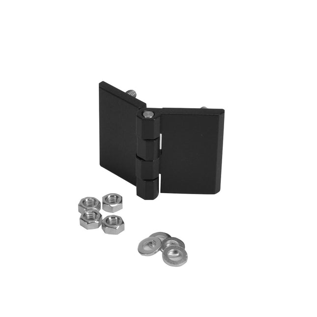 ZAWIAS PRZYKRĘCANY SKRZYDEŁKOWY ZESTAW MONTAŻOWY METALOWY PŁASKI 50x76 0Z-0205 Euro-Box