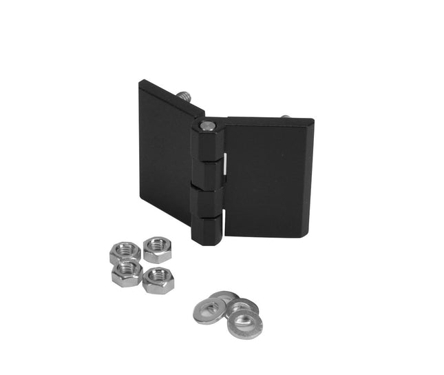 ZAWIAS PRZYKRĘCANY SKRZYDEŁKOWY ZESTAW MONTAŻOWY METALOWY PŁASKI 50x76 0Z-0205 Euro-Box