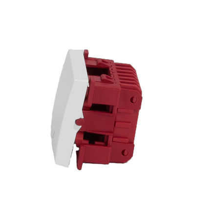 Włącznik schodowy 45x45 biały do koryta modularnego modułowego