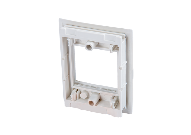 Ramka do kanału 102x34-102x50-121x50 (45x45) pojedyńcza biała