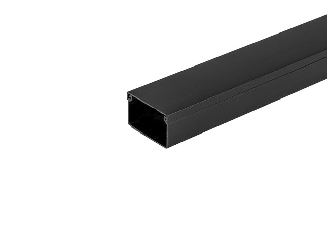 Koryto kablowe PVC 40x25 mm 2m czarne kanał elektroinstalacyjny