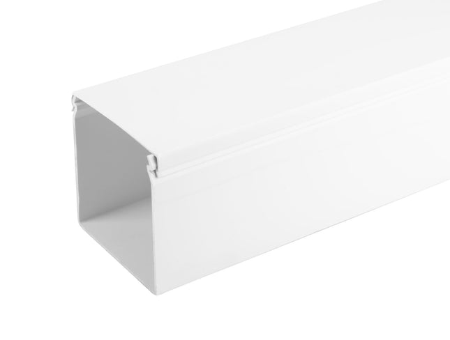 KORYTO KABLOWE LISTWA KANAŁ KABLOWY KORYTKO Z POKRYWĄ 100x100 2M Euro-Box