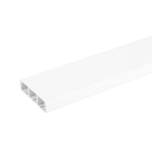 KORYTO KABLOWE LISTWA KANAŁ ELEKTROINSTALACYJNY KORYTKO DZIELONE 74x20 2M