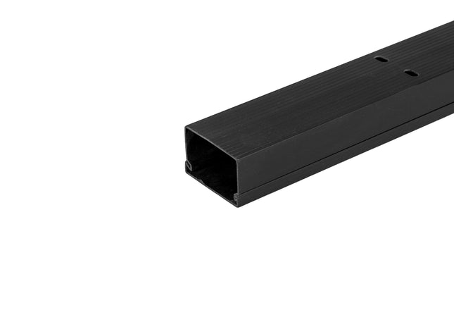 Koryto kablowe PVC 40x25 mm 2m czarne kanał elektroinstalacyjny