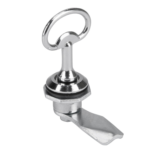 Zamek kwadrat ćwierćobrotowy do szaf gazowych chromowany z kluczem 1ZP-0337 Euro-Box