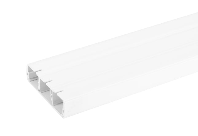 KORYTO KABLOWE LISTWA KANAŁ ELEKTROINSTALACYJNY KORYTKO DZIELONE 74x20 2M Euro-Box