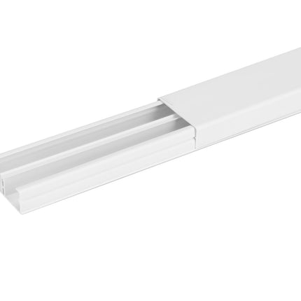 Koryto kablowe dzielone 46x25 mm 2m do puszek i gniazd 45x45 boczne
