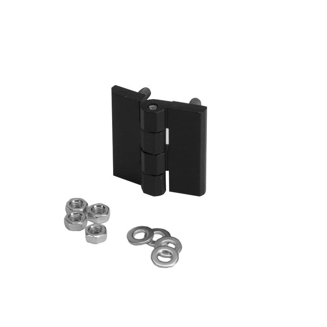 ZAWIAS PRZYKRĘCANY SKRZYDEŁKOWY ZESTAW MONTAŻOWY METALOWY PŁASKI 40x40 0Z-0206 Euro-Box