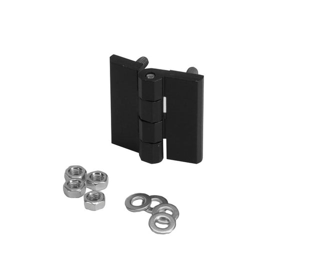 ZAWIAS PRZYKRĘCANY SKRZYDEŁKOWY ZESTAW MONTAŻOWY METALOWY PŁASKI 40x40 0Z-0206 Euro-Box