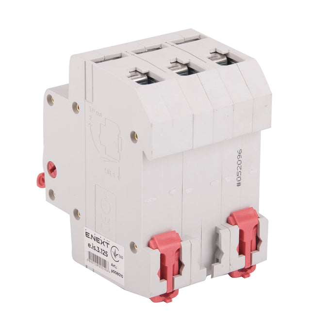 WYŁĄCZNIK NADPRĄDOWY BEZPIECZNIK INSTALACYJNY S ESKA E-NEXT 3P RF 125A E-NEXT