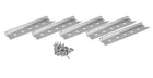 Zestaw szyn montażowych TH 140 mm do szafek ABS 200x300 10 szt. z wkrętami