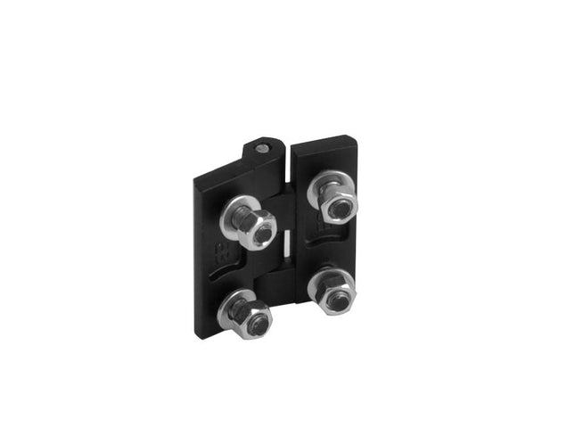 ZAWIAS PRZYKRĘCANY SKRZYDEŁKOWY ZESTAW MONTAŻOWY METALOWY PŁASKI 40x40 0Z-0206 Euro-Box